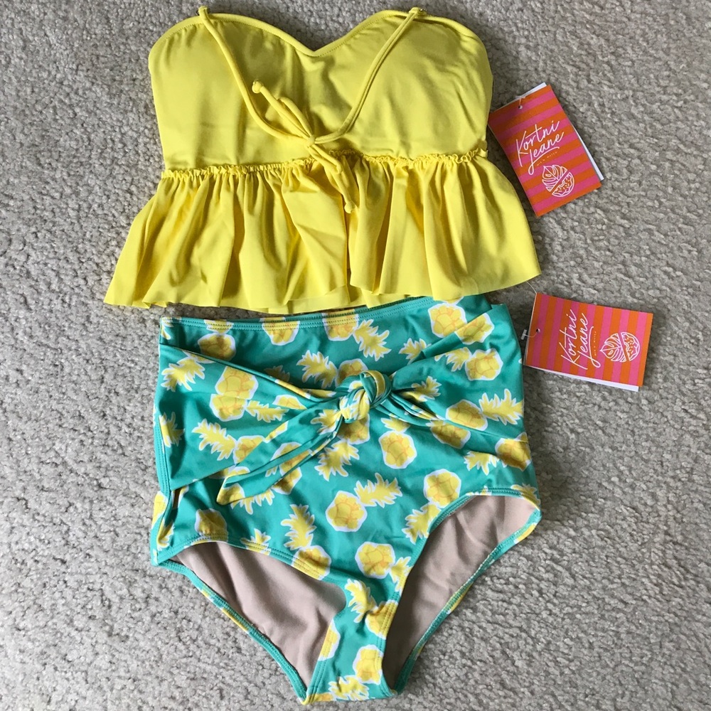 Kortni Jeane Swimsuit - Top and Bottom Size XS NWT